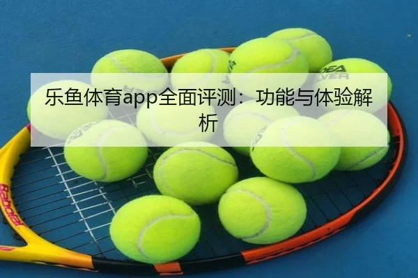 乐鱼体育app全面评测：功能与体验解析
